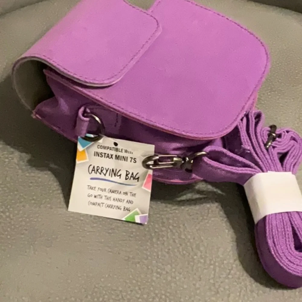 🏷️NWT. INSTAX mini 7s HARDSHELL Carrying Case with CROSSBODY STRAP